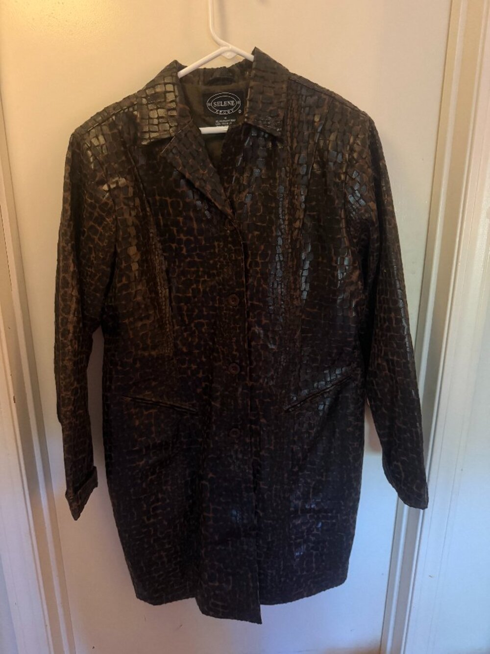 Selene Sport Faux Leather Coat W 16